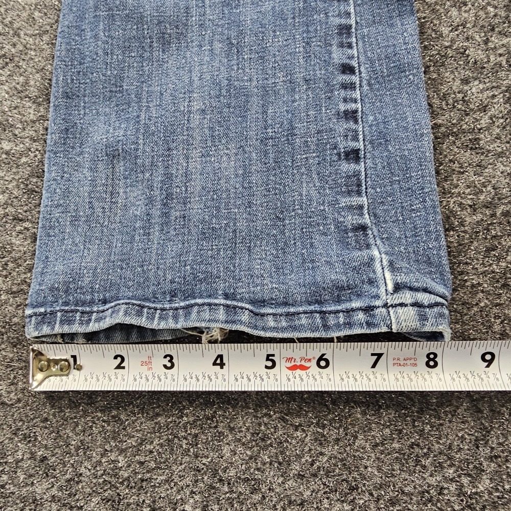 American Eagle Original Boot Jeans Womens 8 Long Stretch Bootcut Blue Denim - Picture 5 of 9